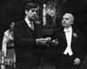 Yvonne Coulette, Ian McKellen, Leo McKern.
<BR><BR><I>Leo McKern was another Beatles fan and sang She Loves You yeah, yeah, yeah each night on his way to the stage. The following year he co-starred in their second film HELP!, playing the evil leader of a murderous cult.  Eleanor Bron and Roy Kinnear also appeared in the Beatles film.