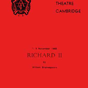 1968, RICHARD II: Programme Cover  