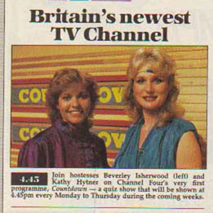 1982, LOVING WALTER: Opening night schedule for Channel 4 from the Thames/LWT TV Times.  