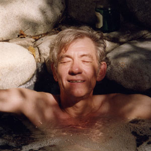In the hot tub, Hillcrest Ave, Hollywood