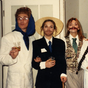 1986, WILD HONEY (Broadway): Ian McKellen as the actress who had the distinction of turning down young Anton Chekhovs first rambling play about Platonov, which he sent her.  This eventually became <I>Wild Honey</I>, once Michael Frayn got adapting, based on the draft found posthumously by Antons brother. The original was destroyed by Chekhov when the actress sent it back.<br><br>
Kathryn Walker (as young Anton); Kim Cattrall (as young Anton - I think); J Smith-Cameron, William Duff-Griffin as a cleaner??<br><br>
All at a drag party at Kim Cattralls Brentwood home.  
