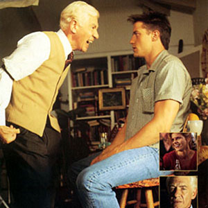 With Brendan Fraser (publicity card)