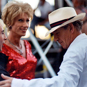 2002, SAN FRANCISCO PRIDE: Marc Almond, Donna Sachet, Ian McKellen; San Francisco Pride 2002  - Photo by Daniel Nicoletta