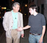 Ian McKellen and Daniel Harris, Los Angeles, February 2002