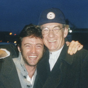 1999, X-MEN: With Hugh Jackman (Wolverine) in Toronto  
