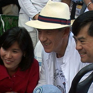 2002,   Seattle AIDS Walk, with Gov & Mrs Locke  - Photo by Opuntia Filmworks