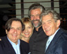 With Barry Humphries, Lizzie Spender, and Steve Thomson, Vancouver, October 2002