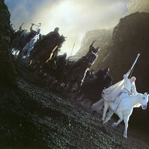 Gandalf at Helms Deep