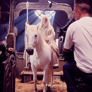 On the set on Shadowfax
