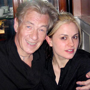 2002, X2: Ian McKellen and Anna Paquin  - Photo by Keith Stern