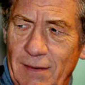 2003,   Ian McKellen looks at a BAFTA (British Academy of Film and Television Arts) mask before announcing the 2003 awards nominees in London, Jan. 27, 2003.  - Photo by Kieran Doherty/Reuters