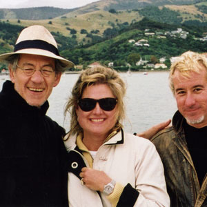 Ian McKellen, <a href=http://www.kahikatea.com target=_blank>Jane Yates</a>, Keith Stern in Akaroa NZ