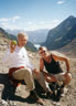 With Steve Thompson, Canadian Rockies