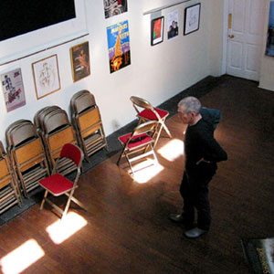 2003, An Audience with Ian McKellen: St. Pauls Centre on the Isle of Dogs in east London, exhibiting stage and screen stuff which was auctioned off during the show to benefit the SPACE  - Photo by Keith Stern