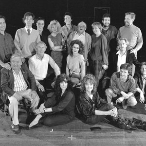 1985, THE CHERRY ORCHARD: The McKellen/Petherbridge Group: Jonathan Hyde, Ian McKellen, Laurance Rudic, Claire Moore, Simon Dutton, Roy Kinnear, Selina Cadell, Greg Hicks, Stephen MacDonald, Hugh Lloyd, Peter Needham, Julie Legrande, Edward Petherbridge, Eleanor Bron, Sheila Hancock, Dikran Tulaine, Tristram Wymark  
