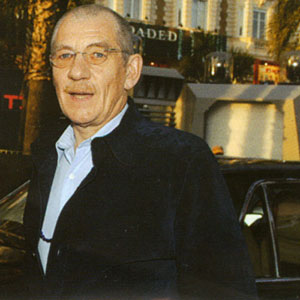 2003, EMILE: Arriving in the Croisette at Cannes, for 24 hours chatting about Emile to prospective distributors. I was accommodated on a big yacht in the bay. May 2003  - Photo by Courtesy Stella Artois Screen