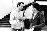 Bob Peck and Ian McKellen in rehearsal