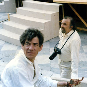 1985, CORIOLANUS (1984-5): Ian McKellen and Peter Hall set up in Athens  