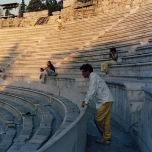 1985, CORIOLANUS (1984-5): Preparing for Athens show  