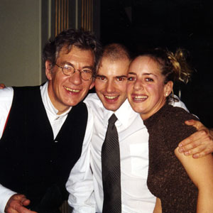 With Daniel Evans (Peter) and Jenny Agutter (Mrs Darling)