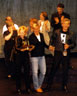 25 May 1997, Surprise birthday party onstage at LA Theatre Works following performance: Kathy Bates, Jeff Burckhardt, Anne Heche, Emma Thompson, Ellen Degeneres, Annette Bening, Gregory Cooke, Ian McKellen