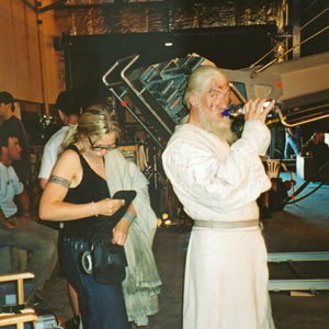 Break time at Stone Street Studios (blue screen work?)