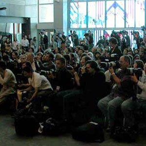 2003, THE LORD OF THE RINGS: RETURN OF THE KING: Press conference at Te Papa museum, Wellington NZ  - Photo by Keith Stern