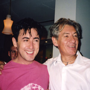 2002,   Alan Cumming and Ian McKellen after the show  