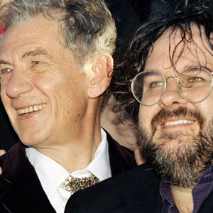 2003, THE LORD OF THE RINGS: RETURN OF THE KING: With Peter Jackson at the Los Angeles Premiere  