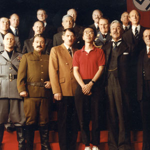 1989, COUNTDOWN TO WAR: Director Patrick Lau and his cast, including Ian McKellen as Hitler  