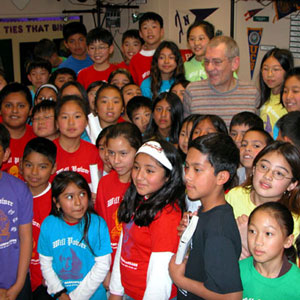 2004,   With the Hobart Shakespeareans, Los Angeles  - Photo by Keith Stern