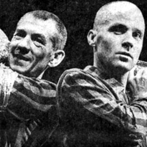 1989, BENT (1989): Ian McKellen and Michael Cashan  - Photo by Douglas Jeffery