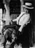 Morgan Evans (Ian McKellen) gets a beating from Miss Moffat the schoolmistress (Peggy Mount.) <BR><BR><I>I was lucky enough to spar with Peggy Mount, a huge star of television and stage ever since her appearance as the harridan heroine of SAILOR BEWARE.</I>