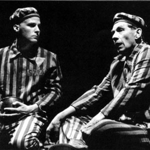 1989, BENT (1989): Founder members of Stonewall, Micahel Cashman and Ian McKellen, in the Adelphi performance of Bent.  - Photo by Gordon Rainsford