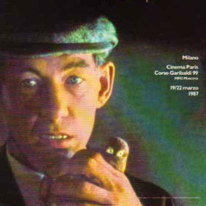 1987, LOVING WALTER: Promotional card for Milan festival showing (19-22 March 1987)  