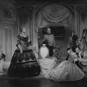 1962, CASTE: L to R: Ian McKellen, Josie Kidd, Barbara Atkinson, Jonathan Meddings, Helen Ryan, Gawn Grainger, Brendan Barry  