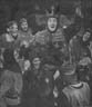 Entry into Harfleur, Ian McKellen (centre) with other members of the cast.