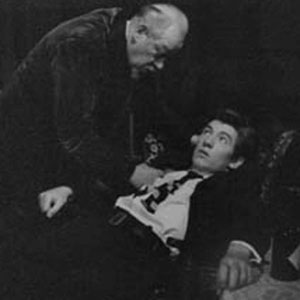 1963, LONG DAY'S JOURNEY INTO NIGHT: Clive Morton (James Tyrone) and Ian McKellen (Edmund Tyrone.) 
<BR><BR><I>I was very excited to work with Clive,  trailing glory from films and the West End. By this time, simply on the basis of how well we all worked together, we believed that ours was a golden time in Ipswich.</I>  