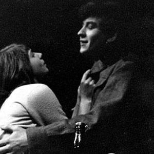 1959, DEUTSCHES HAUS: Anna (Margaret Drabble) and Harry (Ian McKellen), London production  