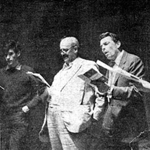 1960, HENRY IV PART 2: Recording for Argo: Ian McKellen (Jamy), Donald Beves (Falstaff), William Squire (Shallow), Toby Robertson (Silence)  