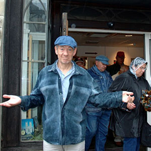 2005, THE DA VINCI CODE: The Abbey bookshop was packed with wet tourists.  Keith asked the assistant surrounded by Cliff Richard albums and Buckingham Palace teapots and a book on English Bugs if Abbey also stocked The Da Vinci Code.  A little too fast for comfort she said No.  Perhaps Keith had not been the first to ask.  - Photo by Keith Stern