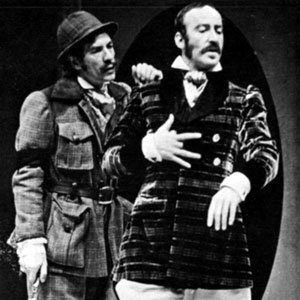 Belch (Ian McKellen) and Malvolio (Bob Peck)