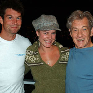 2005,   With Jerry OConnell and Rebecca Romijn, Vancouver, October 2005  - Photo by Keith Stern