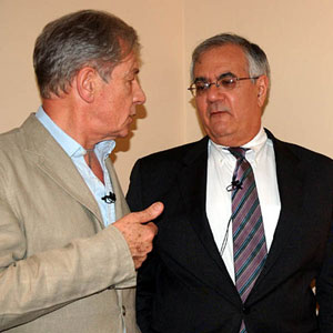 2006,   Backstage with US Representative Barney Frank of Massachusetts, CBS Studios Hollywood, 28 April 2006  - Photo by Keith Stern