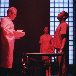 2006, THE CUT: Paul (Ian McKellen), Emma Beattie and Jimmy Akingbola  - Photo by Robert Workman