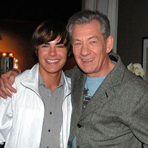 2006,   With Zac Efron, backstage Jimmy Kimmel Show, Hollywood, 2 May 2006  - Photo by Keith Stern