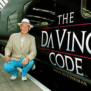 2006, THE DA VINCI CODE: 16 May 2006, with Eurostar train named THE DA VINCI CODE  - Photo by Steve Myers/Rex Features