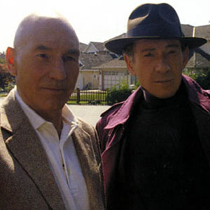 Xavier (Patrick Stewart) and Magneto (Ian McKellen) circa 1980