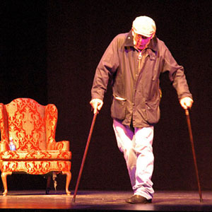 2006, A KNIGHT OUT IN LOS ANGELES (2006): Entrance as Teabing (Rehearsal)  - Photo by Keith Stern