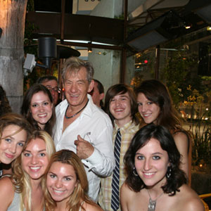 2006, A KNIGHT OUT IN LOS ANGELES (2006): With young actors, post-show  - Photo by Richard Swaidan